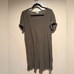 James Perse Rolled Sleeve Standard T shirt dress
